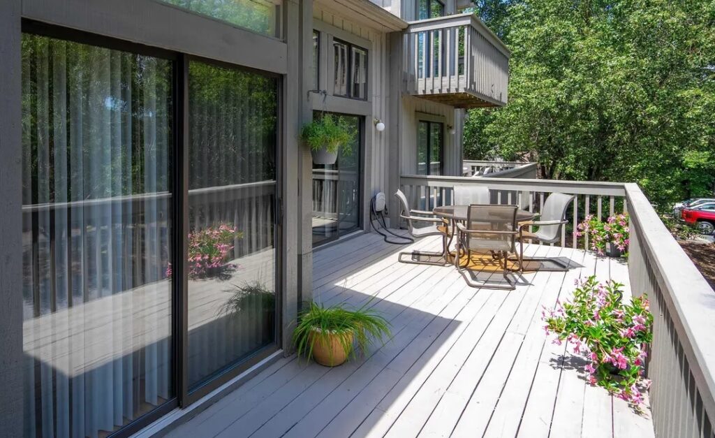 Rear Deck off Living Room and Primary Bedroom